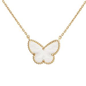 Van Cleef & Arpels Lucky Alhambra butterfly pendant